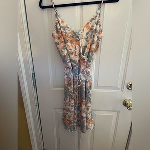 Gilli pastel floral spaghetti strap sundress size Small
